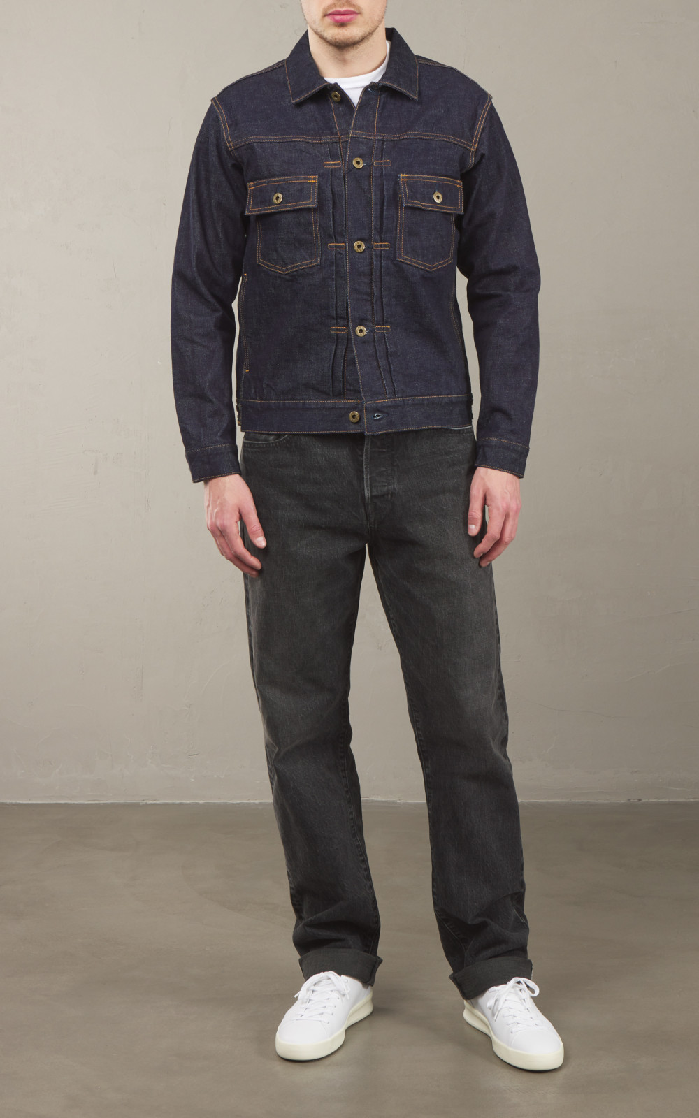 Japan Blue JBGJ1000 Type 2 Denim Jacket Indigo 14.8oz | Cultizm