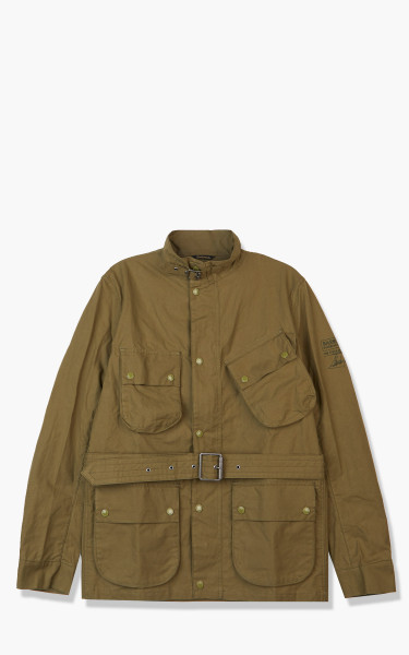 Barbour International Grid A7 Casual Jacket Dusky Green MCA0819GN31