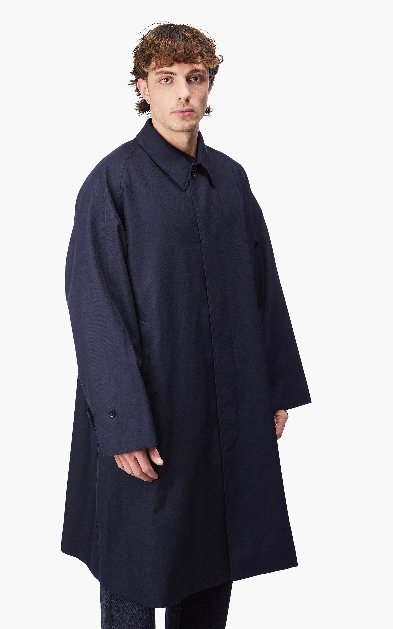 Kaptain Sunshine Walker Coat Navy | Cultizm