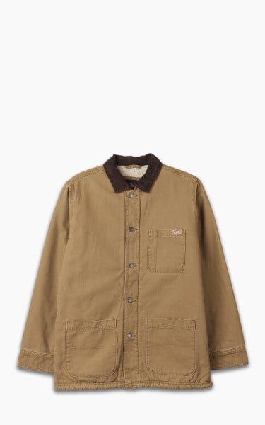 Dickies Duck Canvas Chore Coat Stone Washed Brown Duck