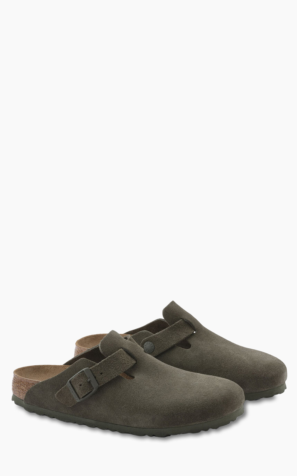 Birkenstock Boston Suede Thyme | Cultizm