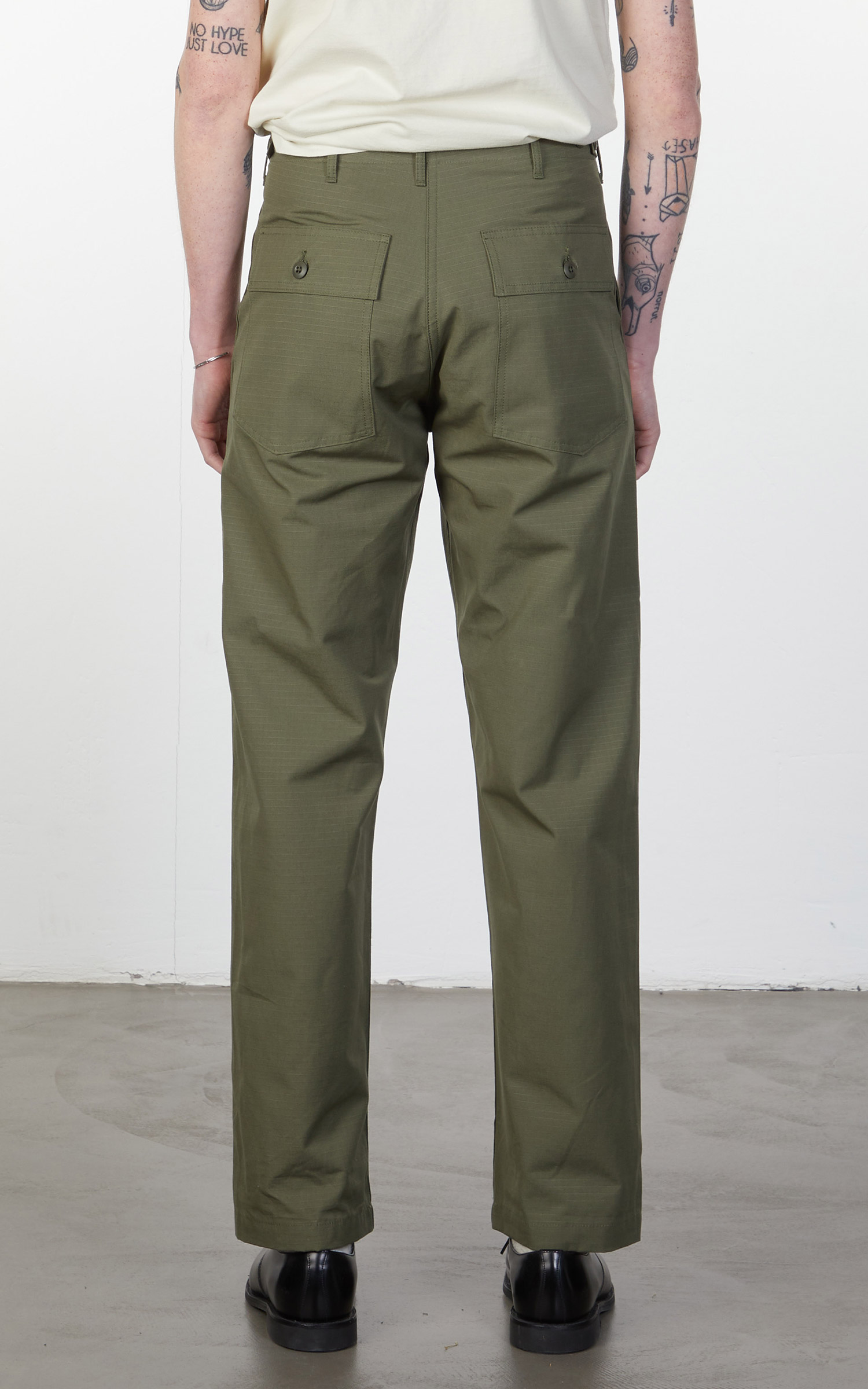 yellow army fatigue pants