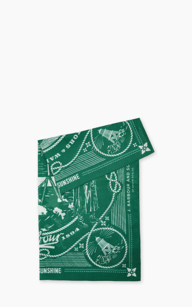 Barbour x Kaptain Bandana Green