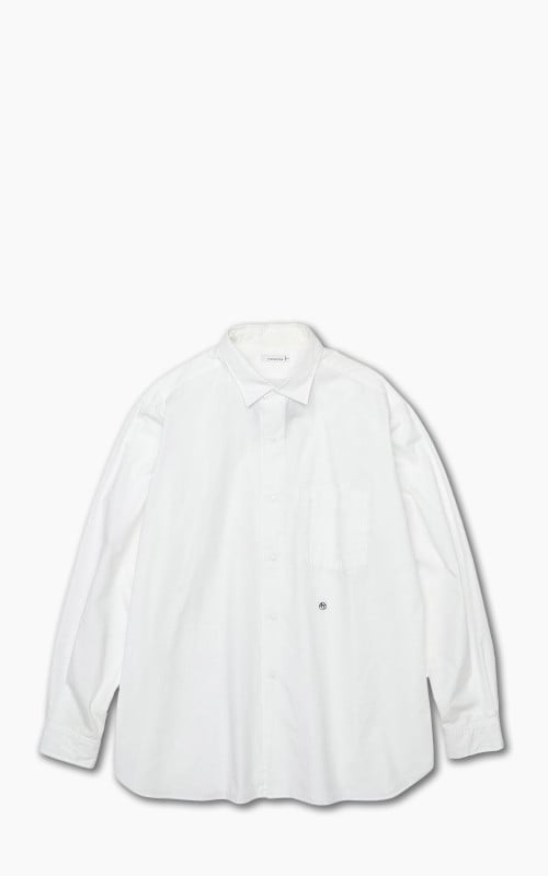 Nanamica Regular Collar Wind Shirt Off White