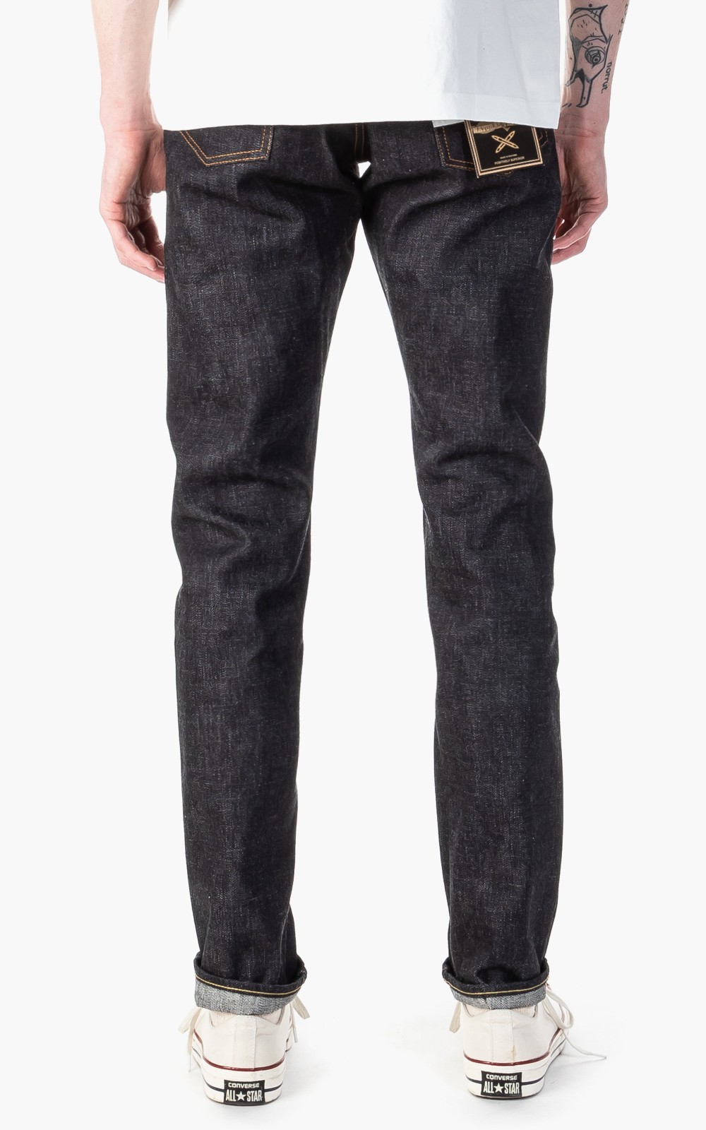 Momotaro Jeans 0605-52GSP Indigo x Grey Double Face Denim