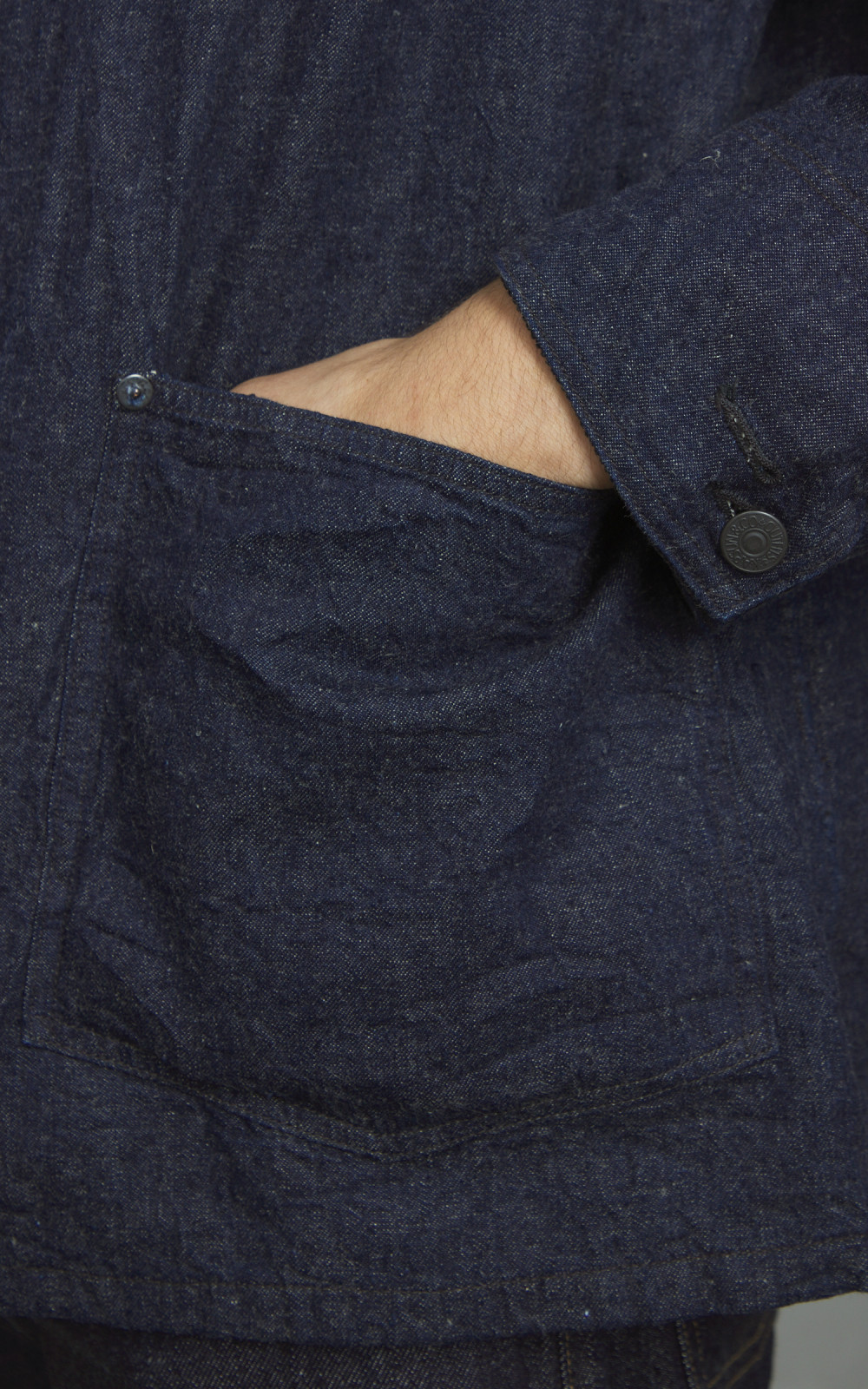 Kaptain Sunshine Forester Jacket Cotton/Linen Indigo | Cultizm