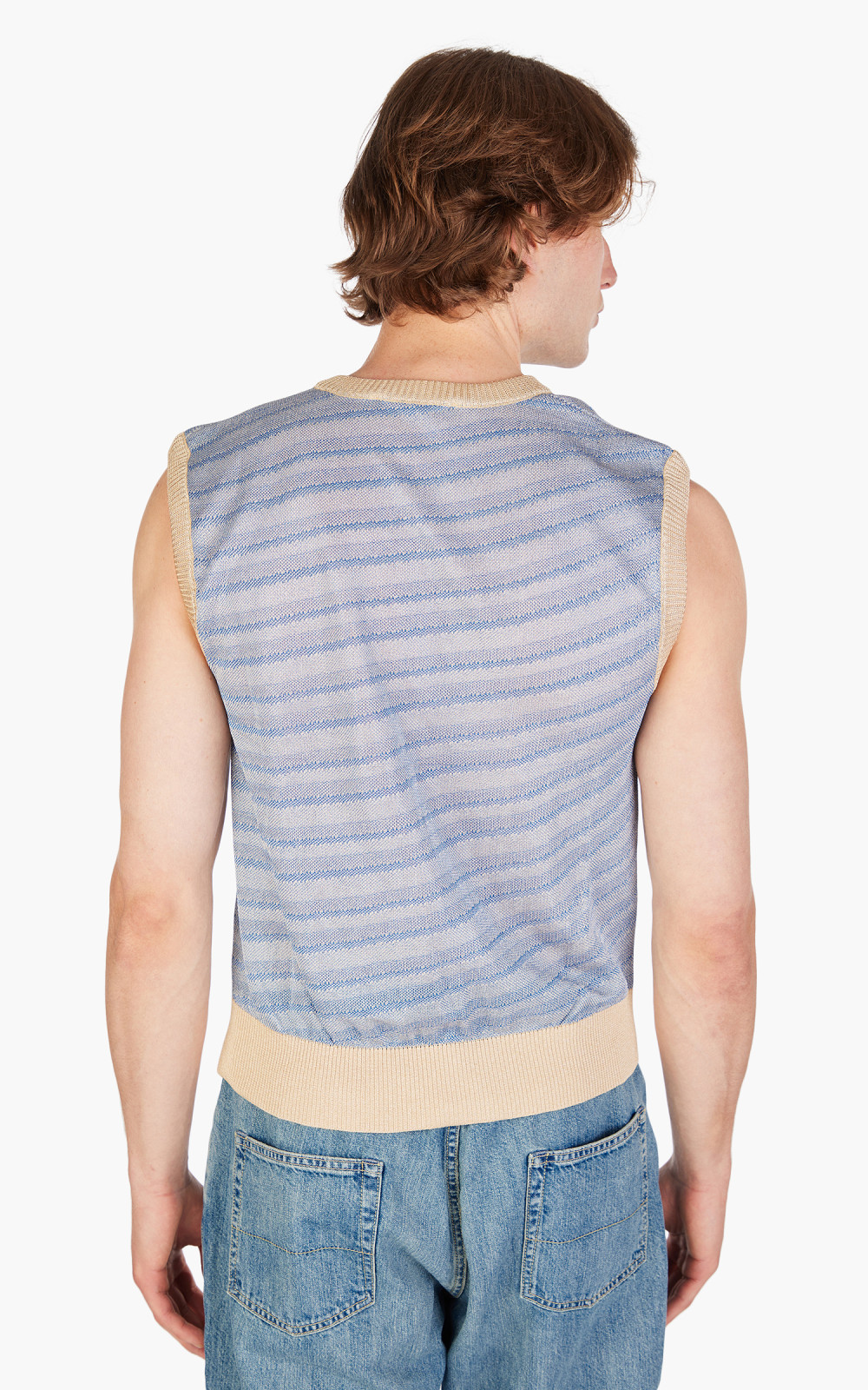 トップス our legacy zig zag stripe knitted vest Our Legacy Knitted Vest - Zig Zag Stripe | Garmentory