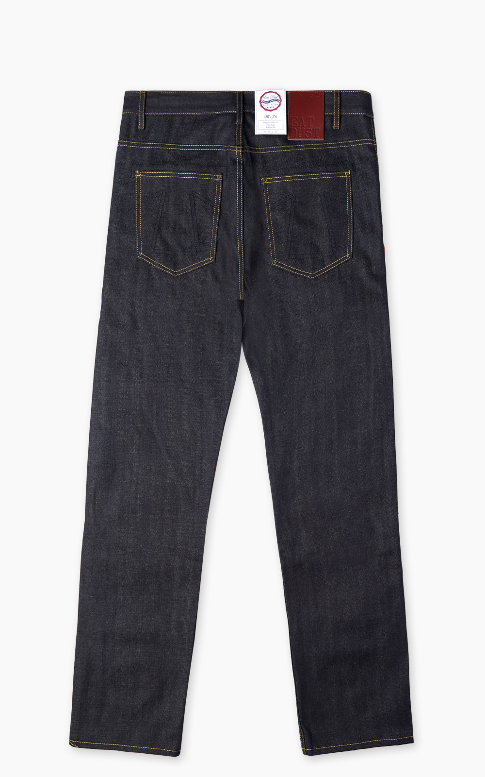Eat Dust Fit 76 Regular Straight Selvedge Denim Indigo Blue
