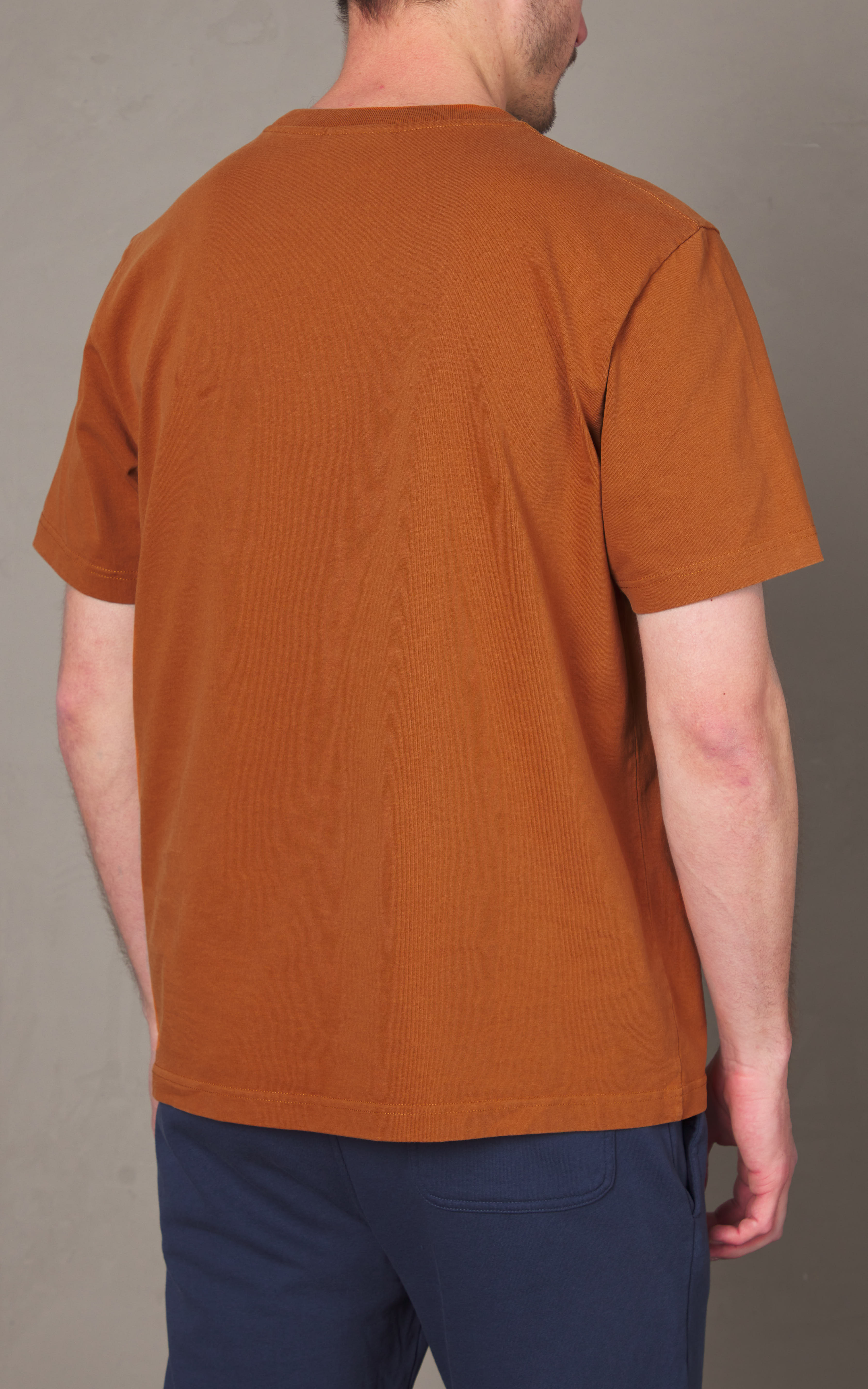 Maison Kitsuné Bold Fox Head Patch Comfort T-Shirt Tobacco