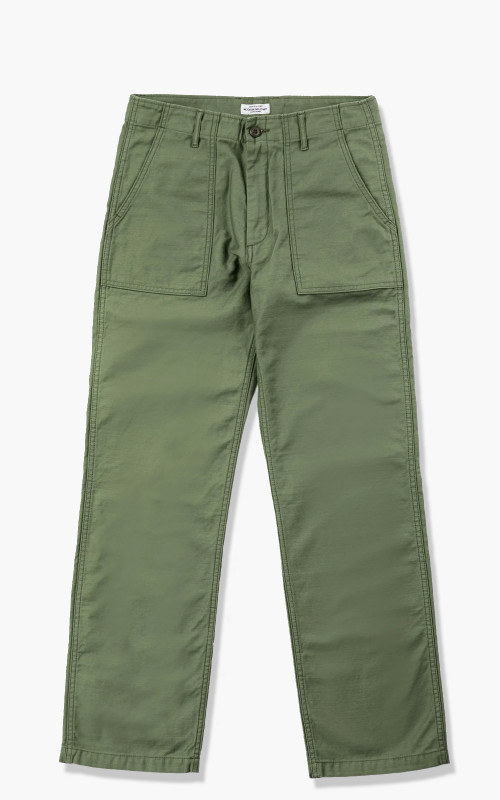 Japan Blue Modern Military Baker Pants Sateen Olive Drab J27312J01-OD