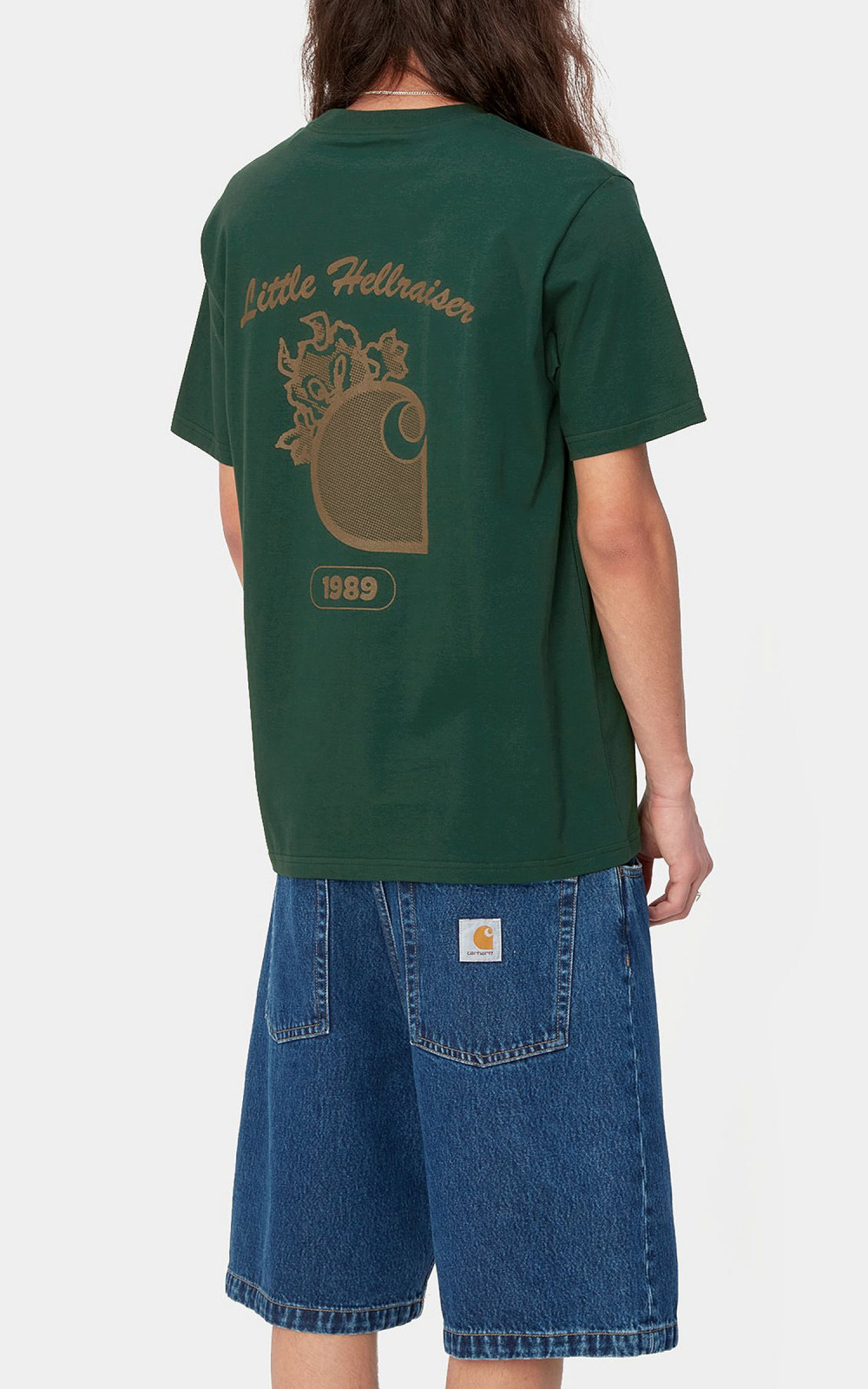 ★2024SS新作★CARHARTT★S/S LITTLE HELLRAISER T-SHIRT Carhartt S/S Little Hellraiser T-Shirt Chervil / Brown T