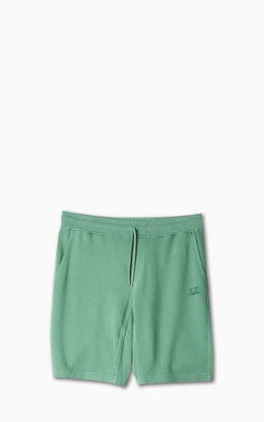 C.P. Company Cotton Fleece Shorts Frosty Spruce