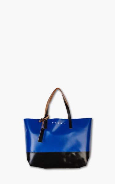 Marni Tribeca Shopping Bag Royal Blue/Black/Black