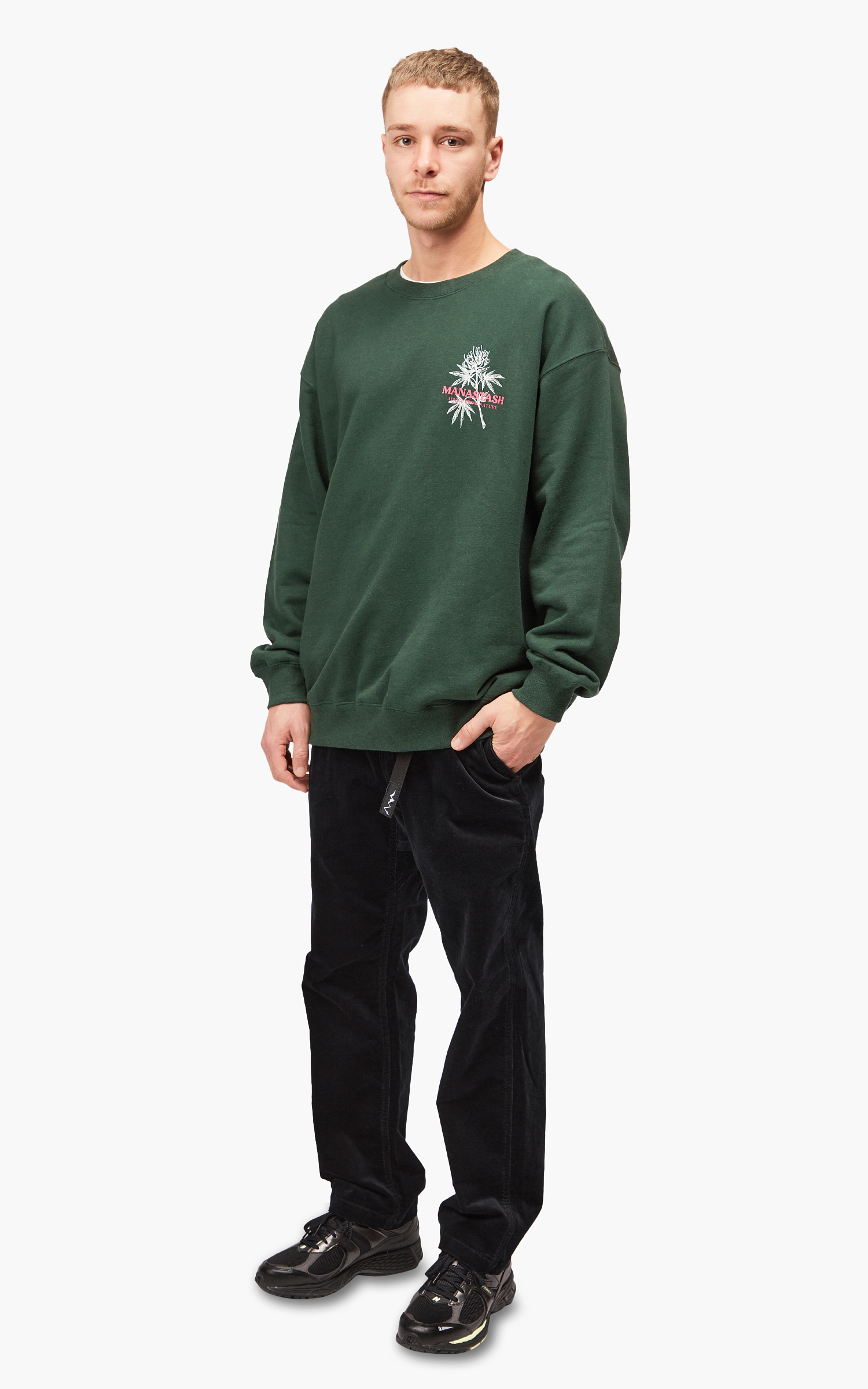 Manastash Cascade Sweatshirt AFN Dark Green | Cultizm