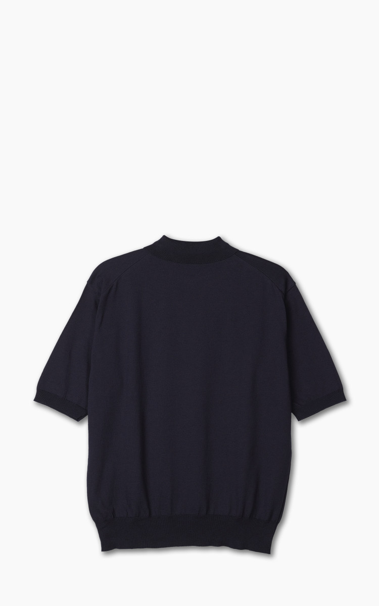 トップス kaptain sunshine Cotton Knit Poloshirt ASK availability First)KAPTAIN SUNSHINE Cotton Knit