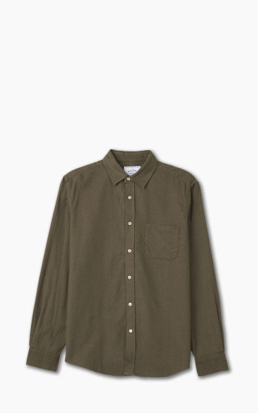 Portuguese Flannel Teca Shirt Olive