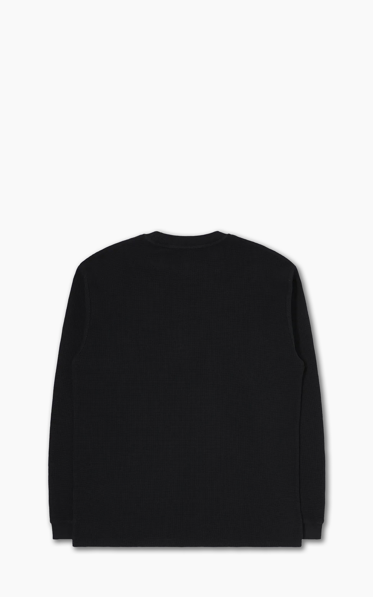 Edwin L/S Waffle Dizzy T-Shirt Black | Cultizm