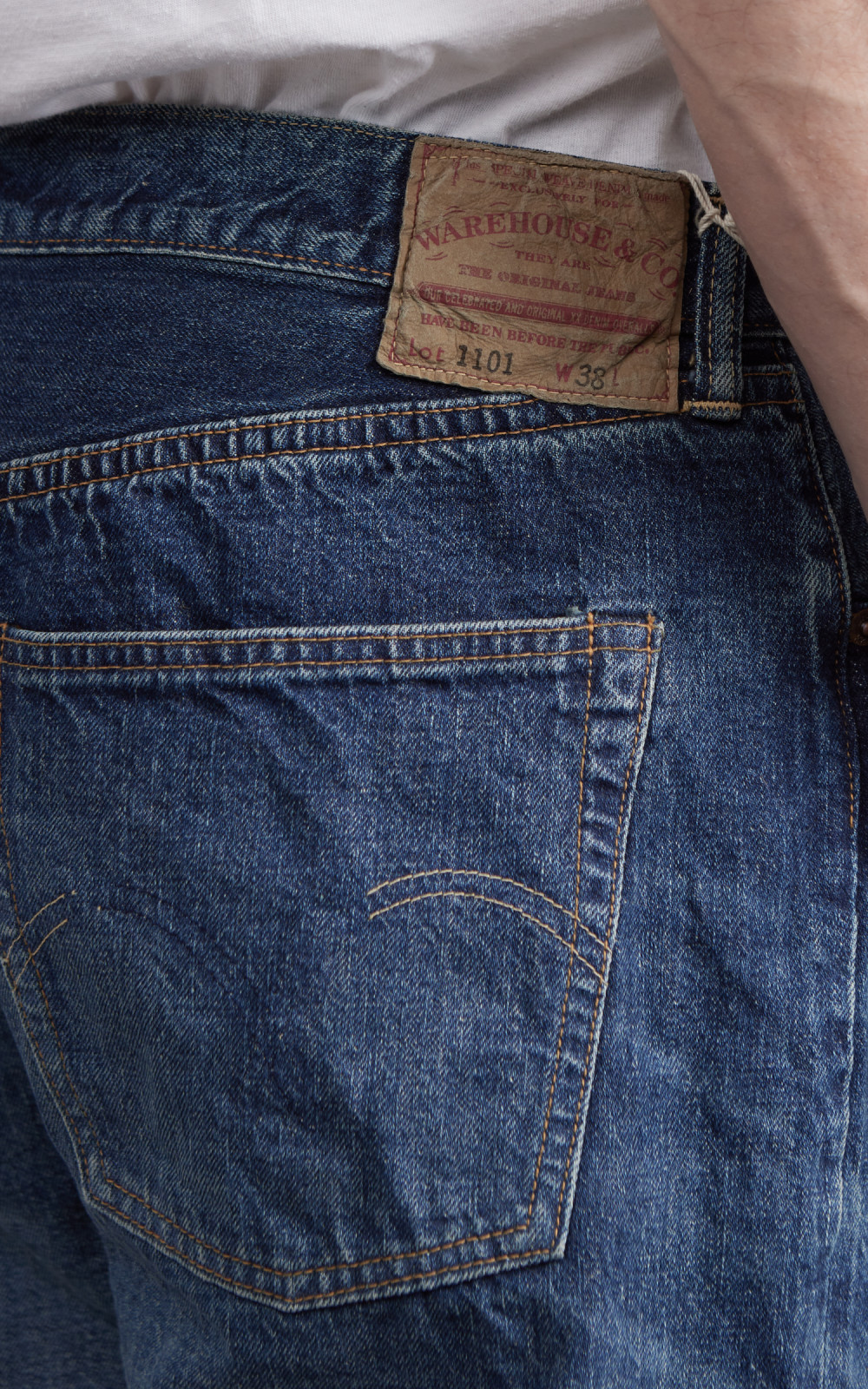 Warehouse & Co. Lot 1101 2nd Hand Jeans Used Wash Dark | Cultizm