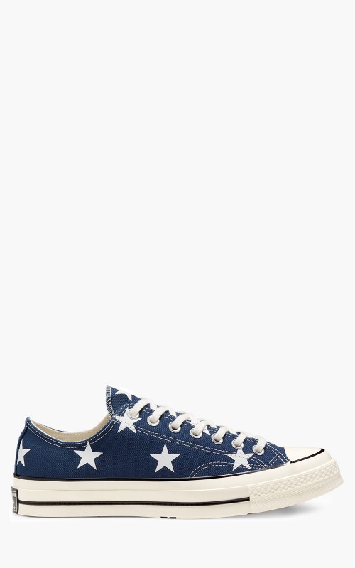 Converse All Star Archive Print Chuck 70 Low Navy White Egret