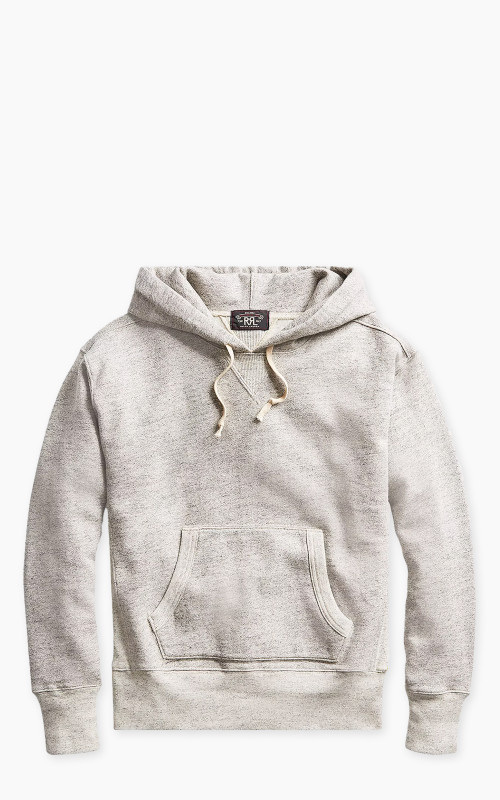 RRL Fleece Hoodie Grey Heather