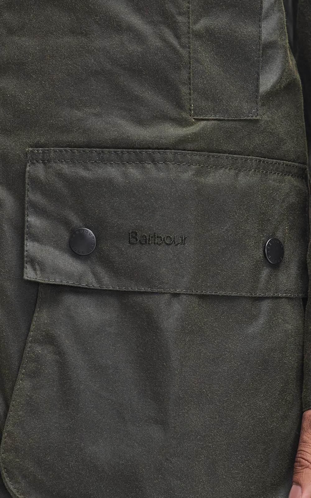 Barbour Border Wax Jacket Archive Olive | Cultizm