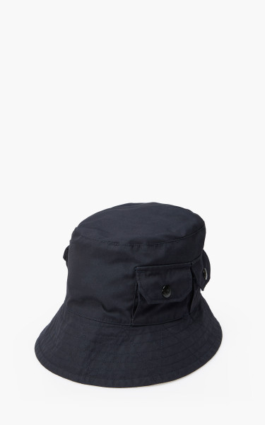 Engineered Garments Explorer Hat Polyester Cotton Poplin Dark Navy 22S1H035-ZT077