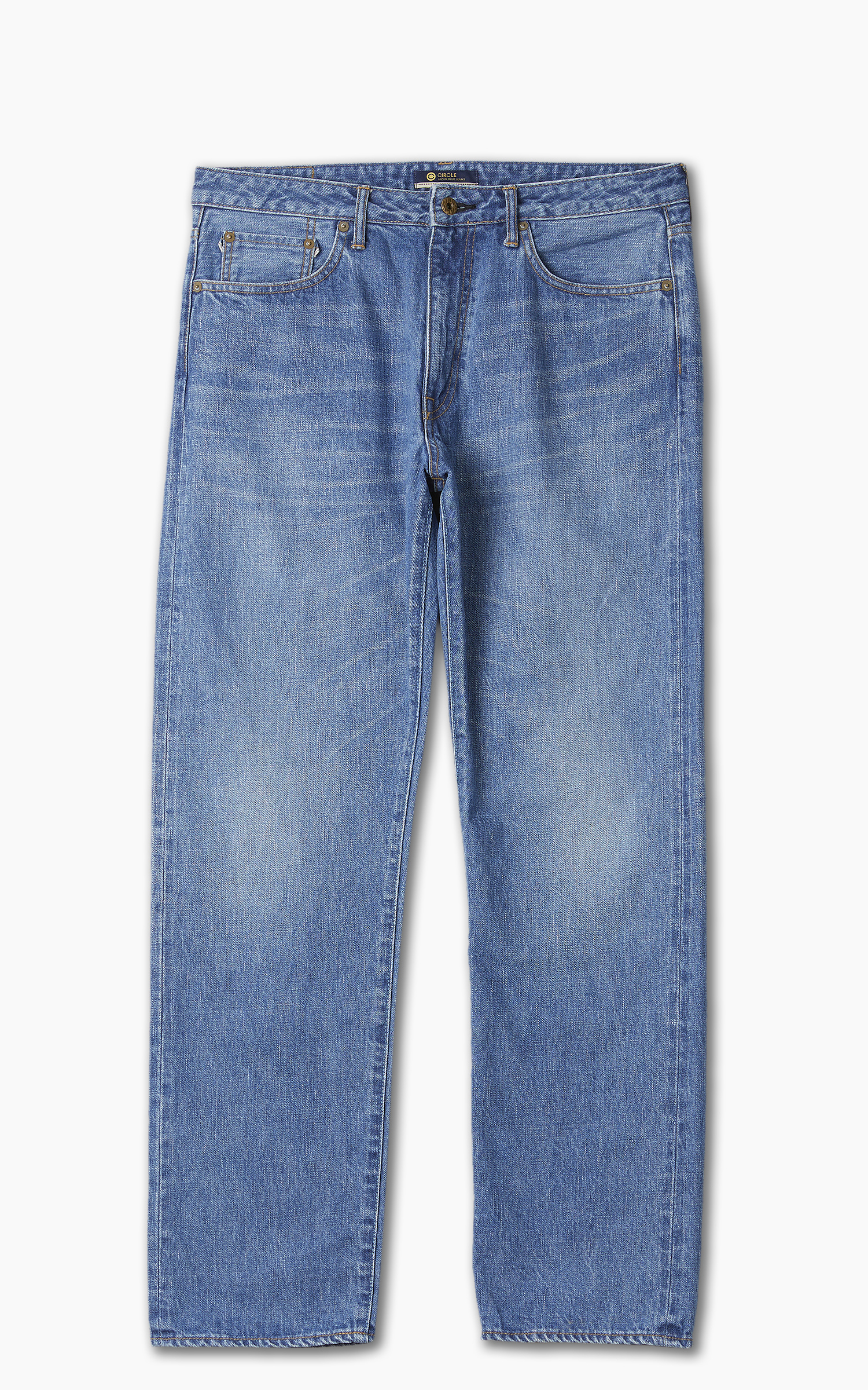 Japan Blue J404 Circle Classic Aging Wash Selvedge 12.5oz | Cultizm