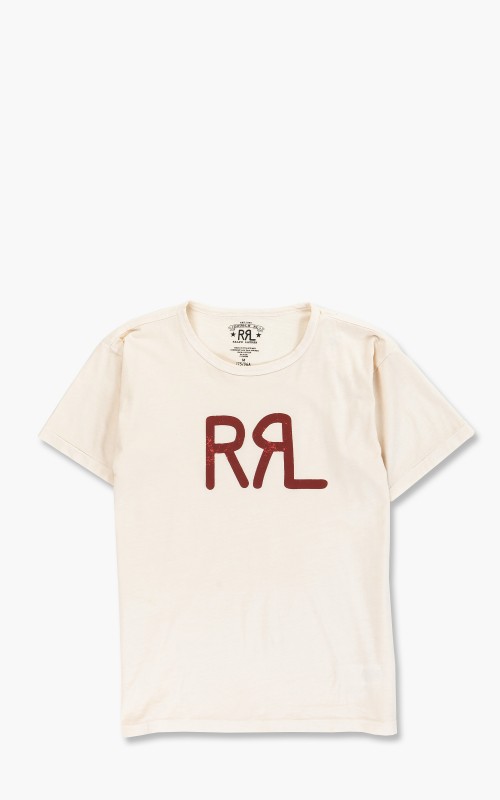 RRL Logo Cotton Jersey T-Shirt Natural