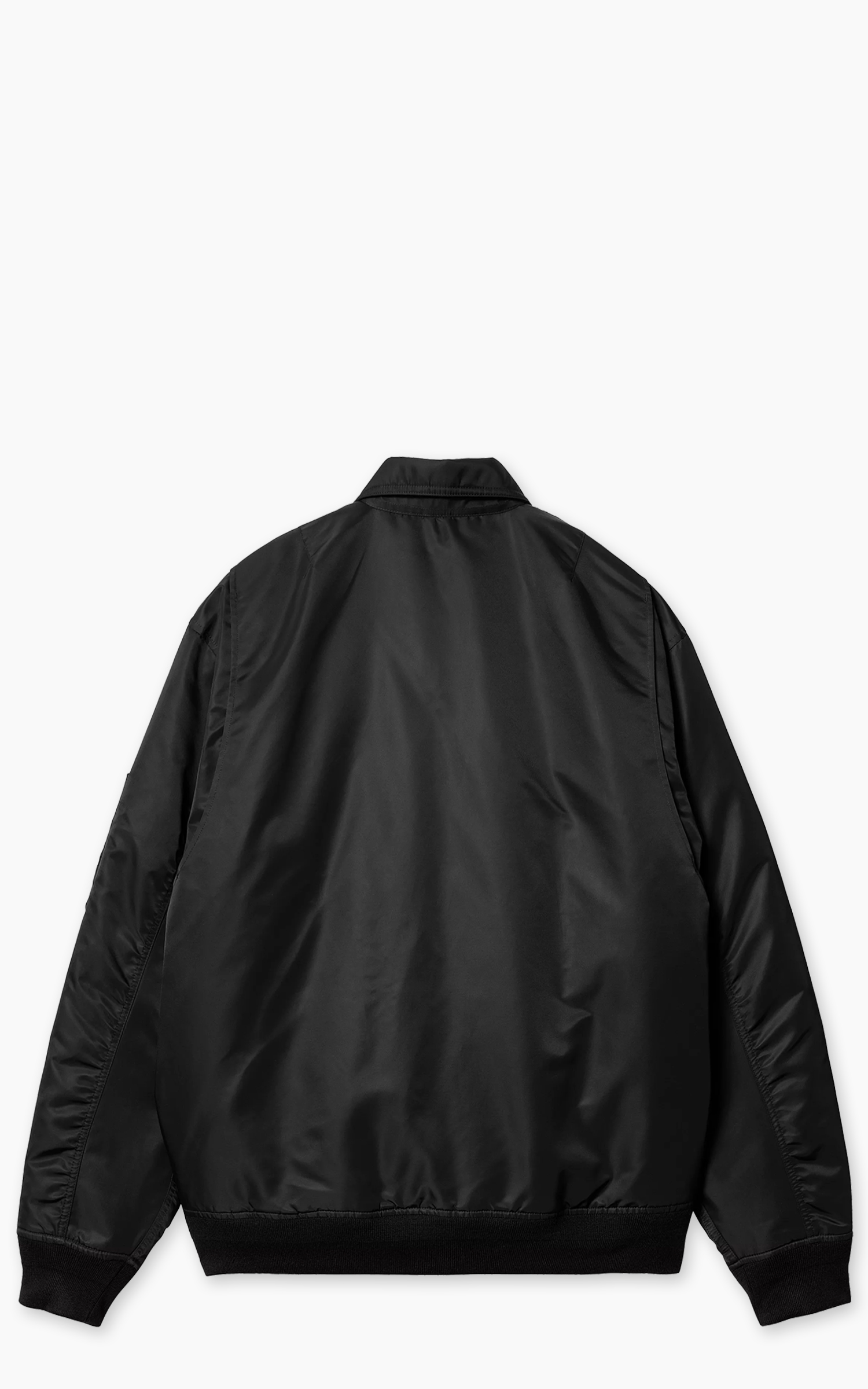 Carhartt WIP Olten Bomber Jacket Nylon Black/Turmeric | Cultizm Carhartt WIP Olten Bomber Jacket Nylon Black/Turmeric | Cultizm