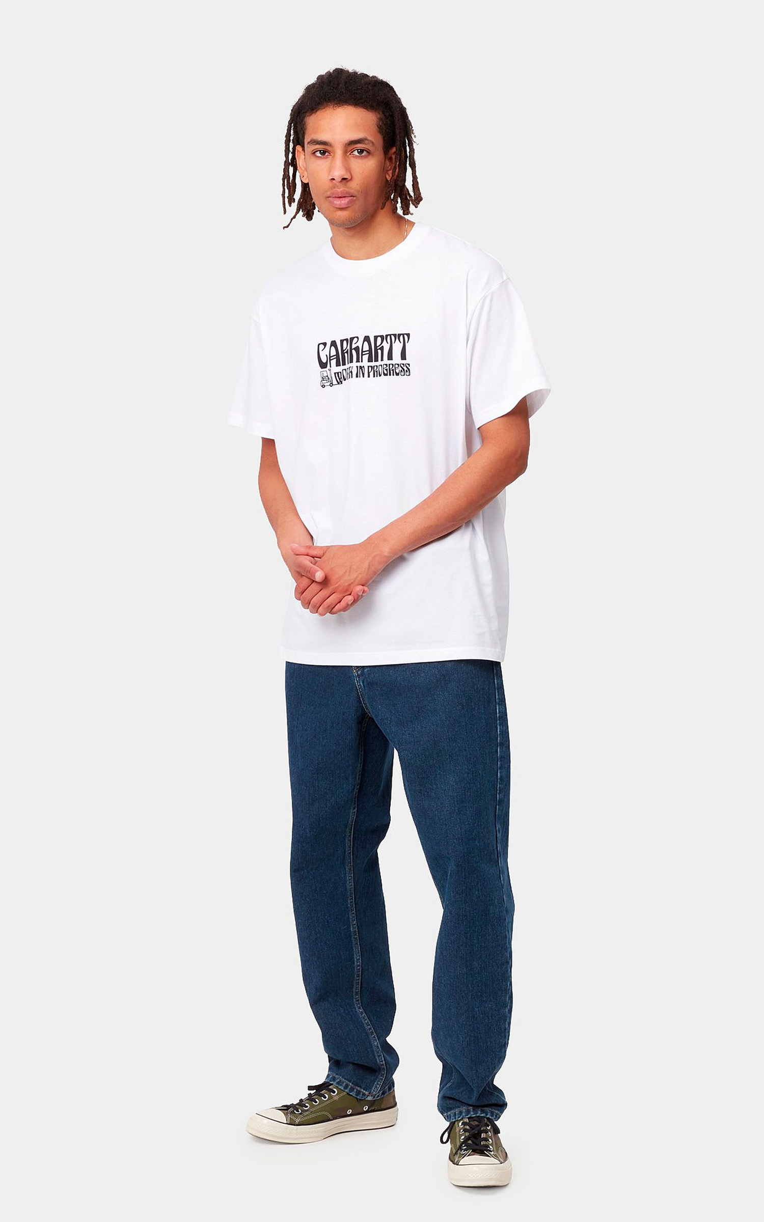 carhartt newel pant blue