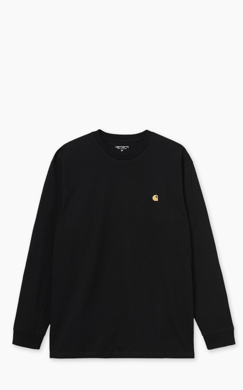 Carhartt WIP L/S Chase T-Shirt Black/Gold