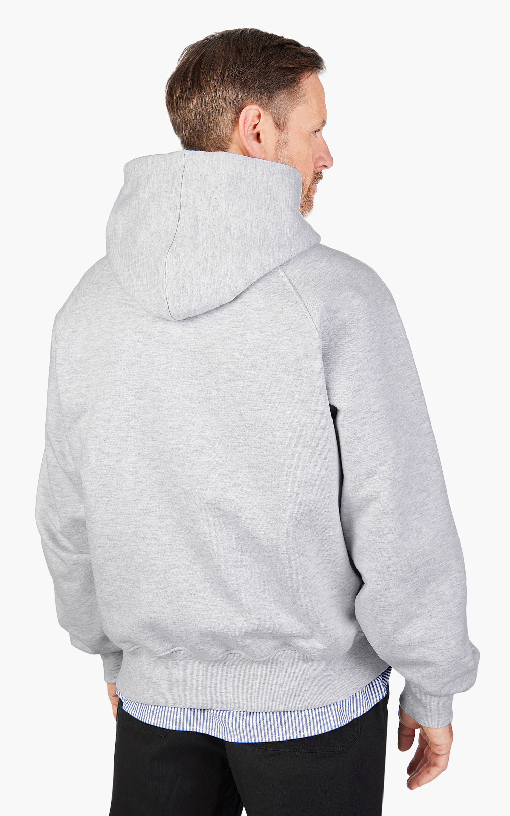 パーカー・フーディ COVERNAT Heavyweight overfit hoodie zip-up oatmeal Fleeced FoxFibre® Zip Hoodie in Oatmeal – Blue Owl Workshop
