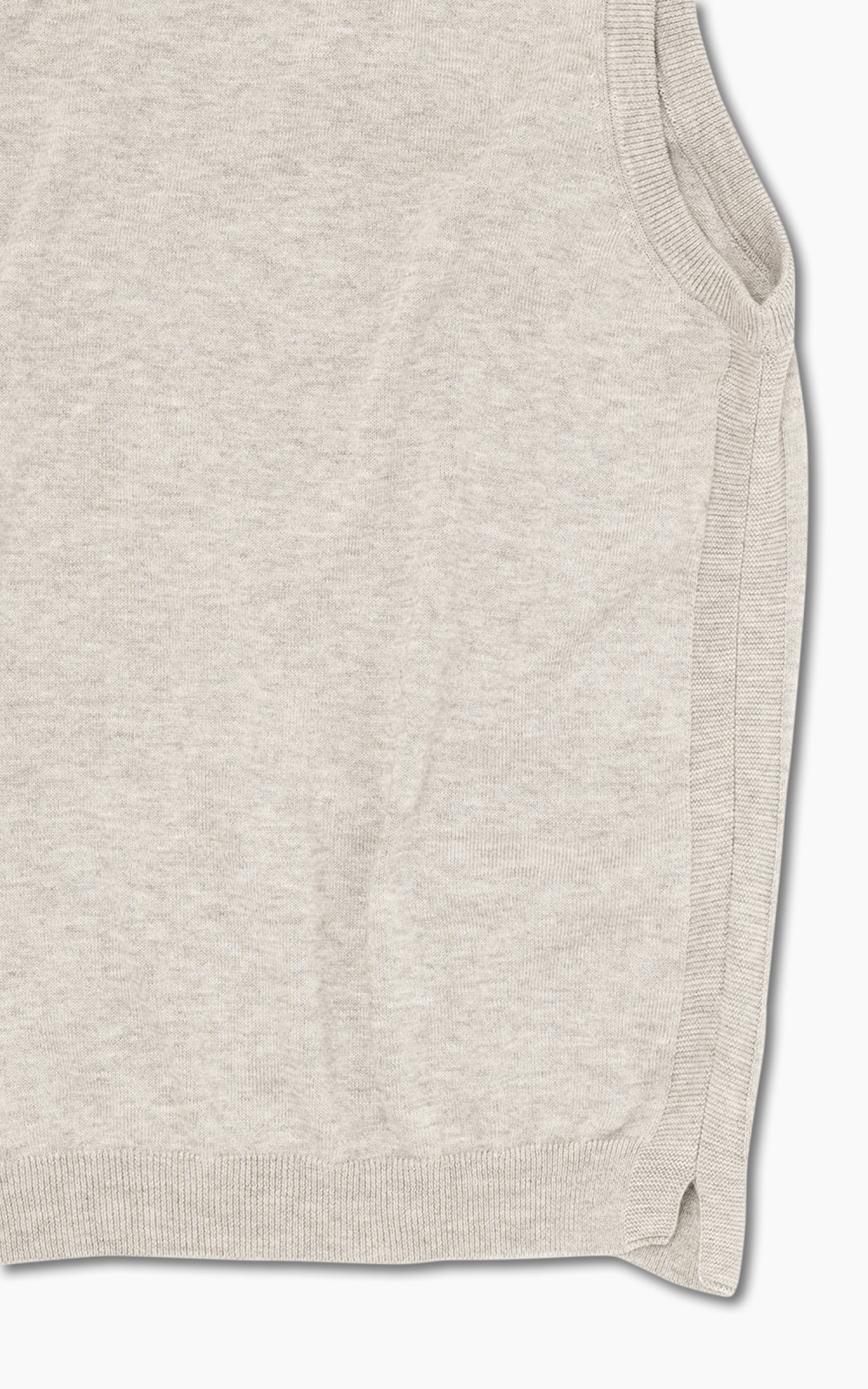 Still By Hand Yak Mix Cotton Vest Taupe | Cultizm