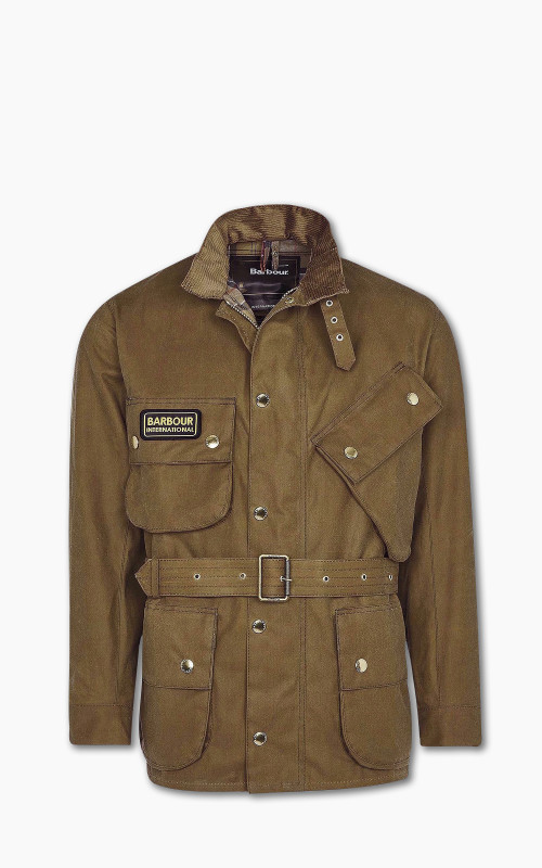 Barbour International Original Wax Jacket Sand