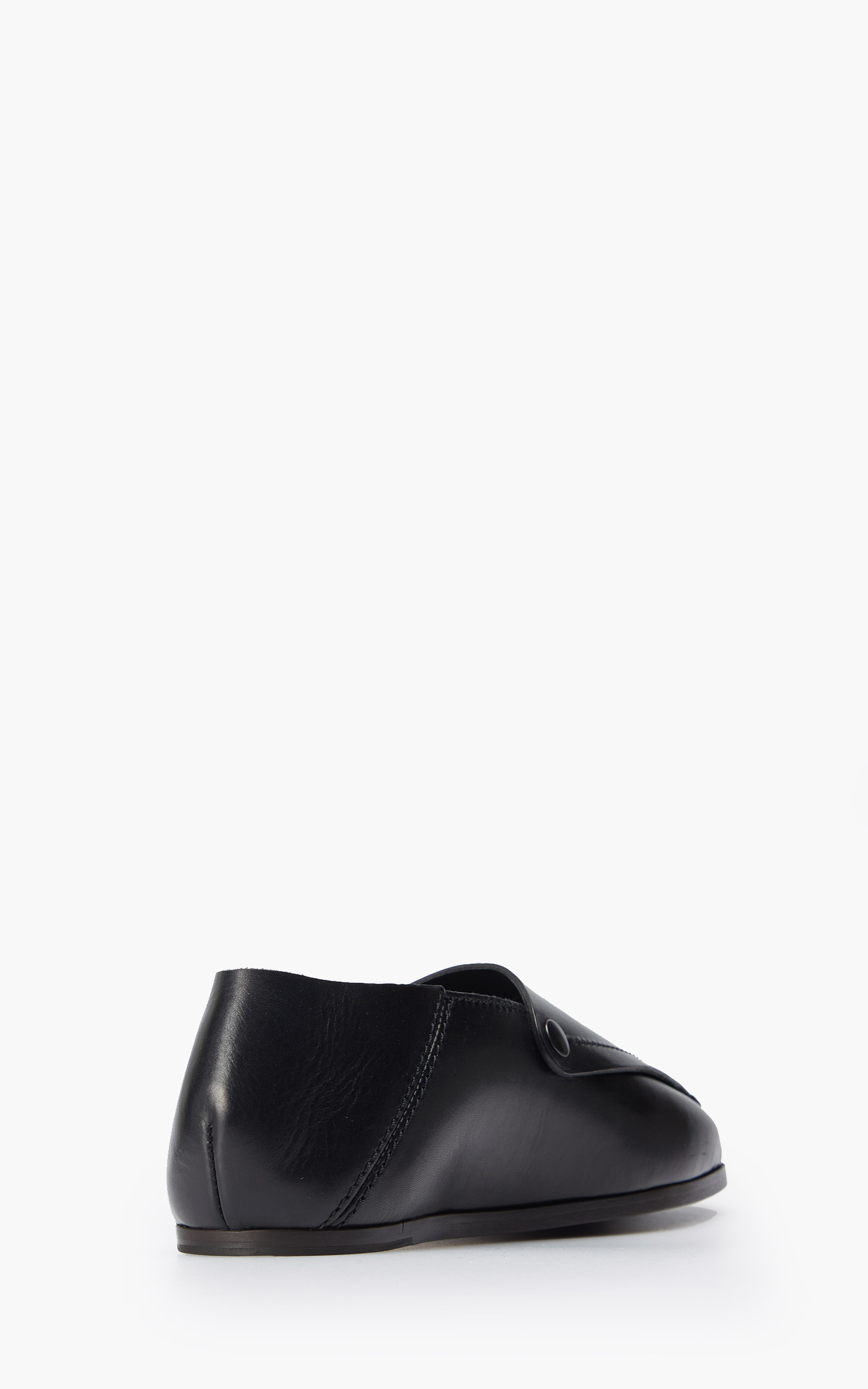 Lemaire Folded Mules Black | Cultizm