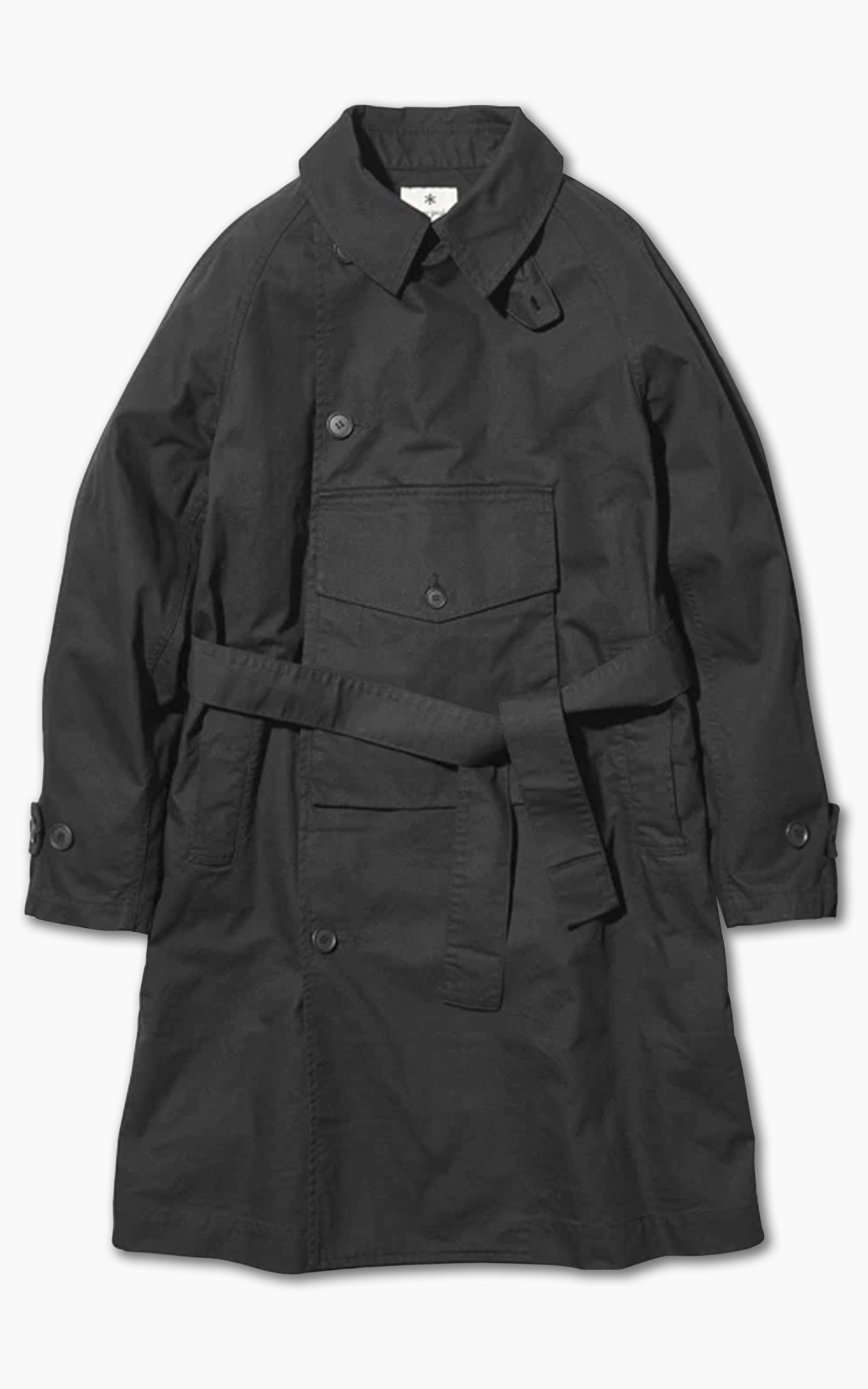 Snow Peak TAKIBI Chino Trench Coat Black | Cultizm