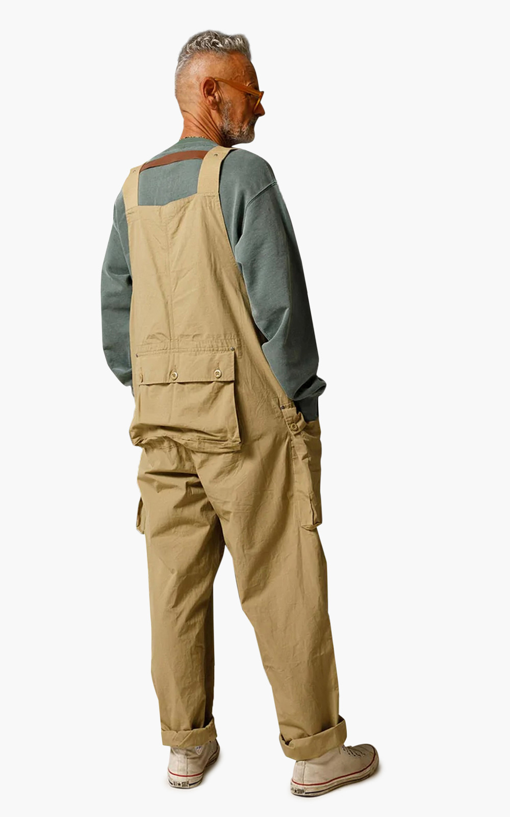 パンツ NAVAL DUNGAREE Nigel Cabourn 52 yellow Nigel Cabourn Naval Dungaree Cotton Ripstop Tan | Cultizm