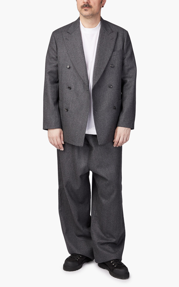 Kaptain Sunshine Double Breasted Jacket Charcoal | Cultizm