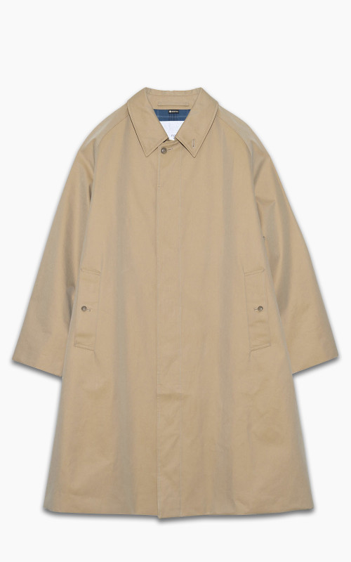 Nanamica GORE-TEX Balmacaan Coat Beige