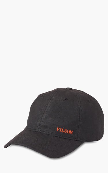 Filson Oil Tin Low-Profile Cap Black