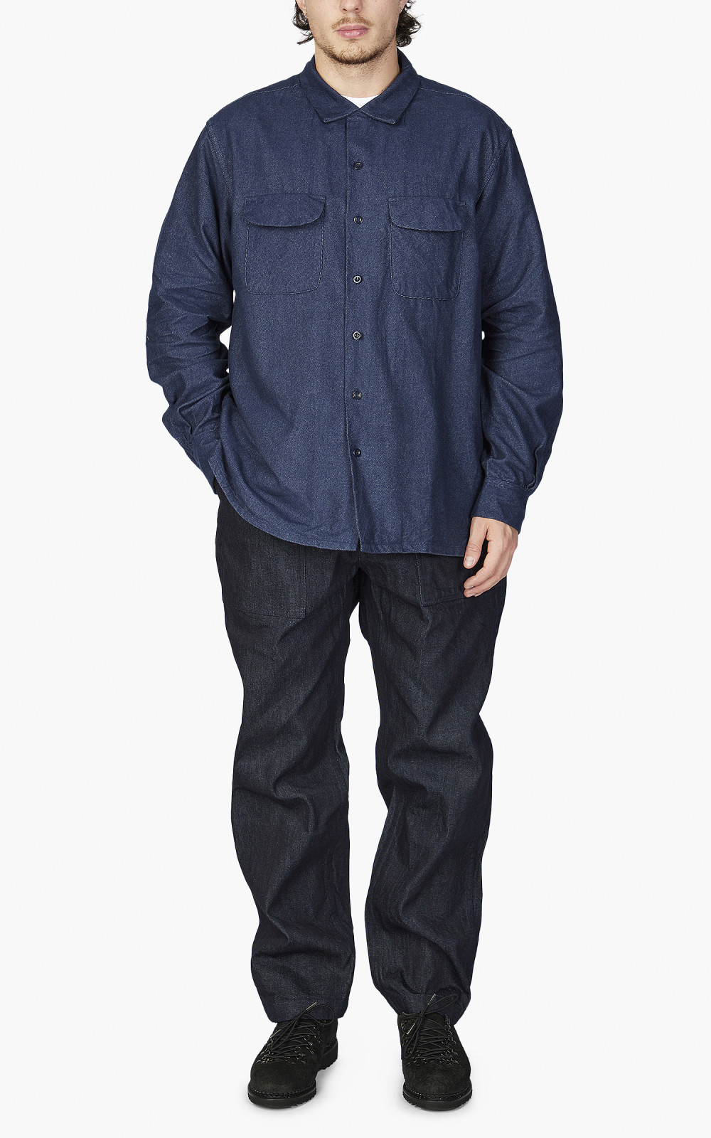 Engineered garments denim shirt 2025