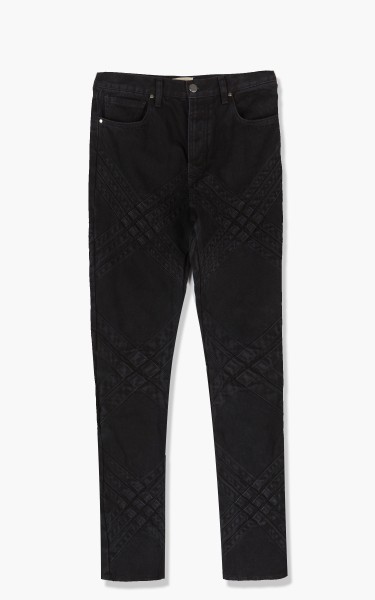 Stefan Cooke Jeans With Seam Details Denim Black SCAW21TR2-Denim-Black