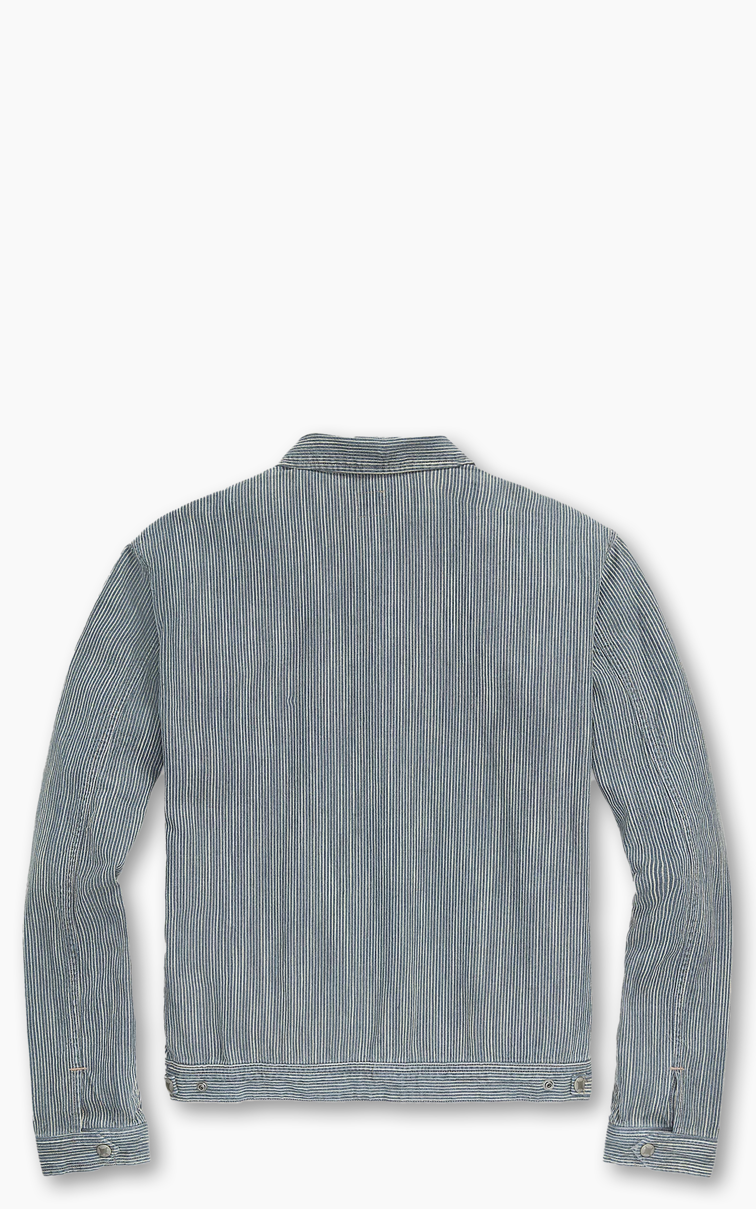 RRL Striped Cotton-Linen Jacket Indigo | Cultizm