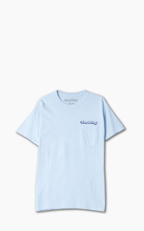 Free & Easy Dont Trip Drop Shadow S/S Tee Blue