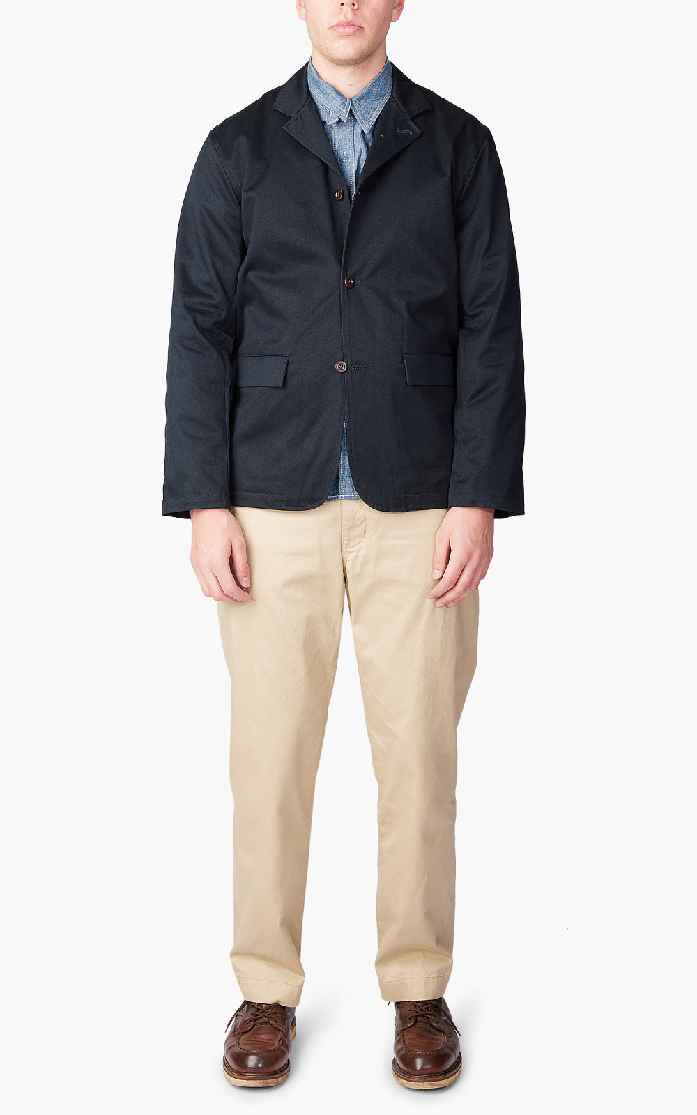 Japan Blue West Point Chino Jacket Navy Cultizm