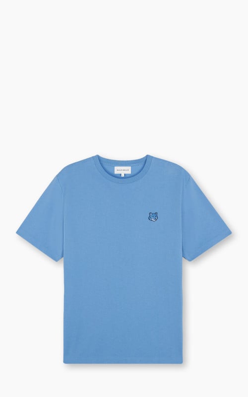 Maison Kitsuné Bold Fox Head Patch Comfort T-Shirt Hampton Blue
