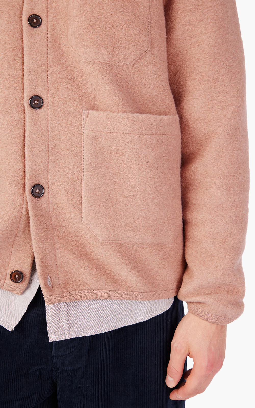 Universal works cardigan wool fleece new arrivals