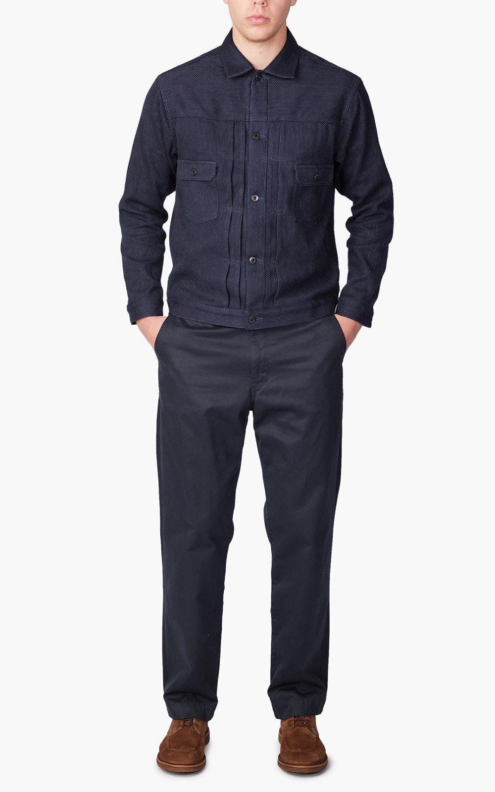 パンツ BELL STAMP WEAR   FLAPPU CHINO (NAVY) DOBBY CHINO PANTS WITH LEFT FLAP POCKET – THE SHOP YOHJI