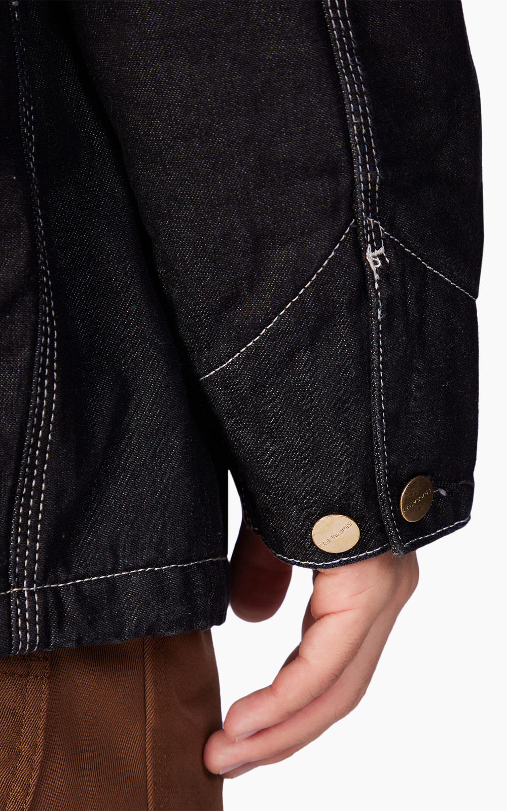 Carhartt WIP OG Chore Coat Black/Black One Wash | Cultizm Carhartt WIP OG Chore Coat Black/Black One Wash | Cultizm