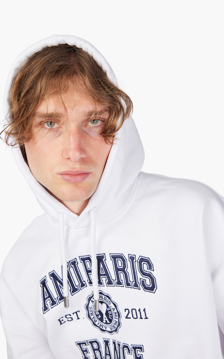 AMI｜SWEATSHIRTS (USW008 747 100) AMI Embroidered Logo Sweatshirt USW008-747-100 52530262 | eBay